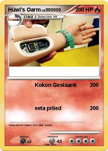 Pokemon Hüwi's Oarm