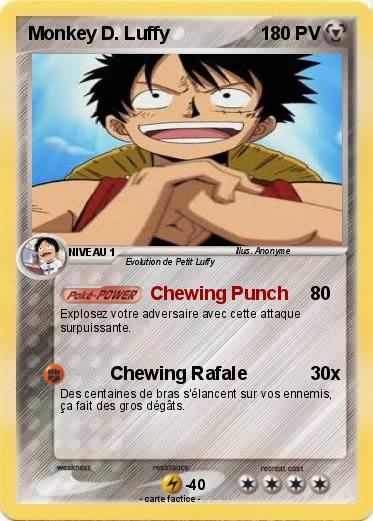 Pokemon Monkey D. Luffy