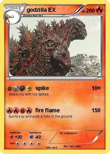 Pokemon godzilla EX