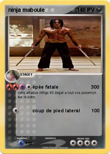 Pokemon ninja maboule