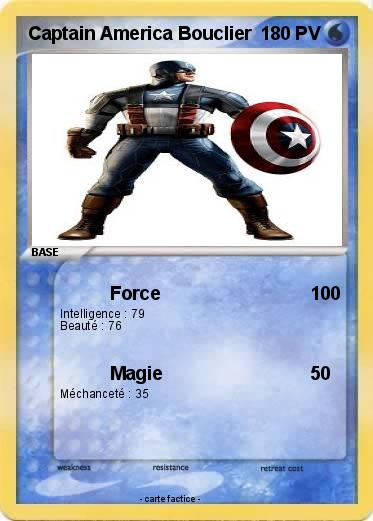 Pokemon Captain America Bouclier