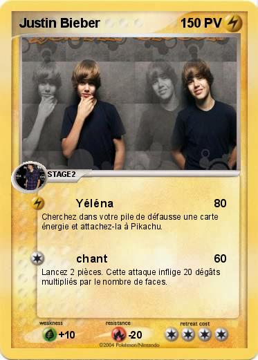 Pokemon Justin Bieber