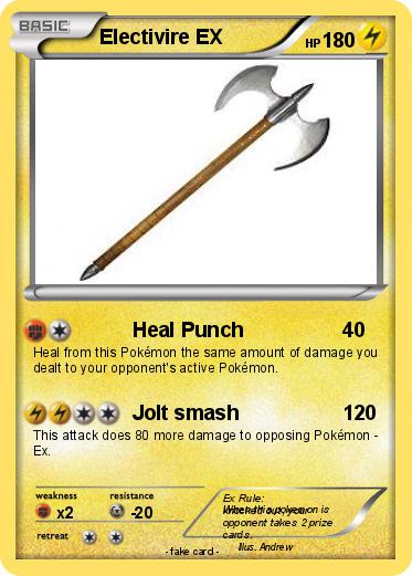 Pokemon Electivire EX