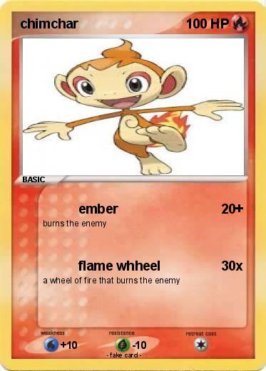 Pokemon chimchar