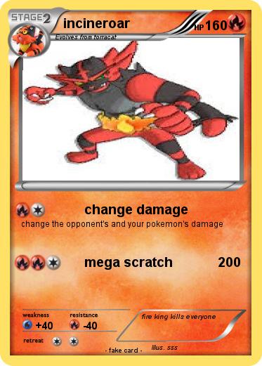 Pokemon incineroar