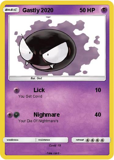 Pokemon Gastly 2020