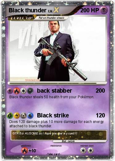 Pokemon Black thunder