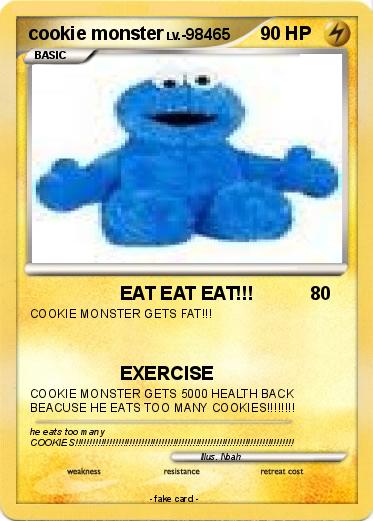 Pokemon cookie monster