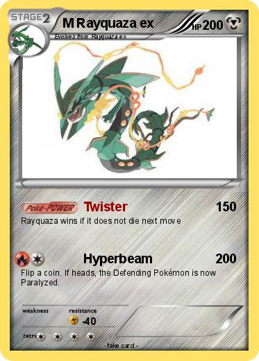 Pokemon M Rayquaza ex