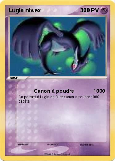 Pokemon Lugia niv.ex                         300