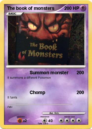 Pokemon The book of monsters