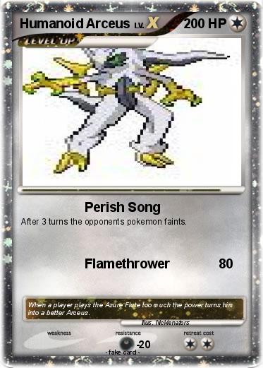 Pokemon Humanoid Arceus