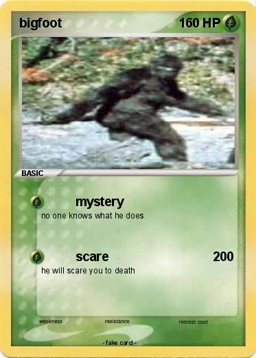 Pokemon bigfoot