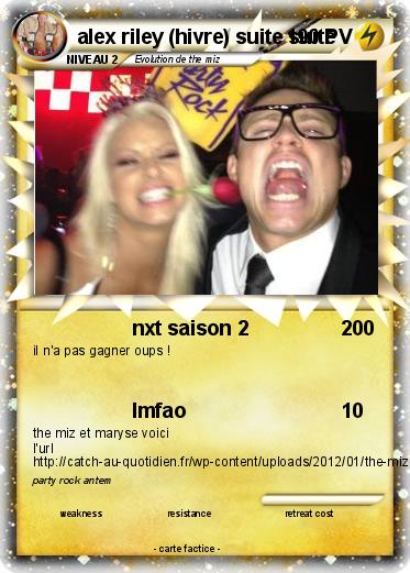 Pokemon alex riley (hivre) suite suite