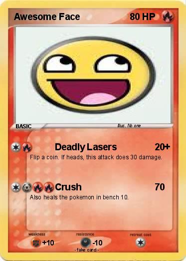 Pokemon Awesome Face