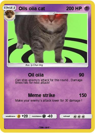 Pokemon Oils oiia cat