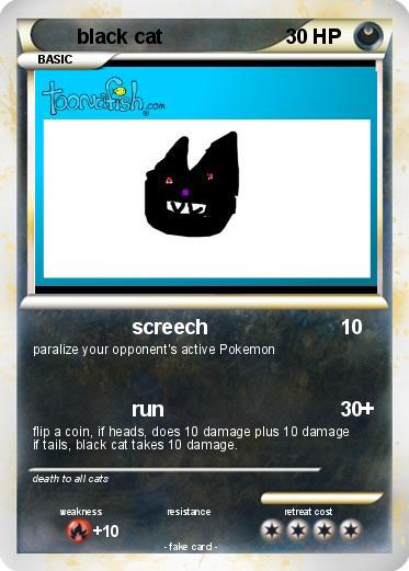 Pokemon black cat