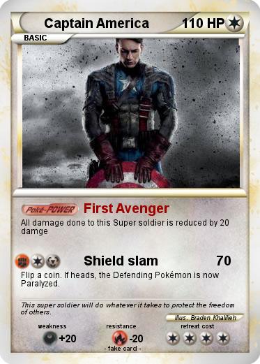 Pokemon Captain America