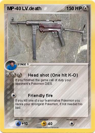 Pokemon MP-40 LV.death