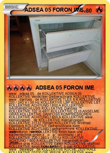 Pokemon ADSEA 05 FORON IME