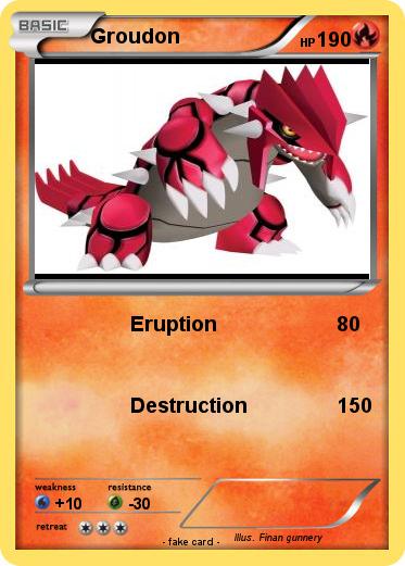 Pokemon Groudon