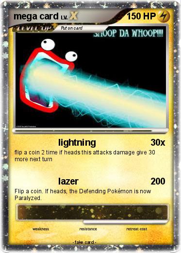 Pokemon mega card