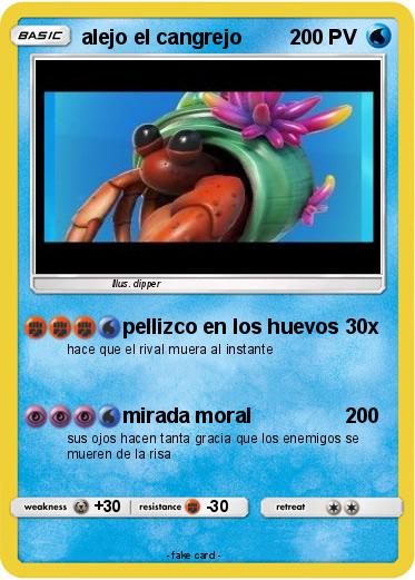 Pokemon alejo el cangrejo