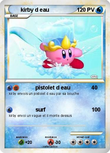 Pokemon kirby d eau