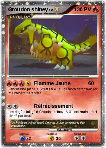 Pokemon Groudon shiney