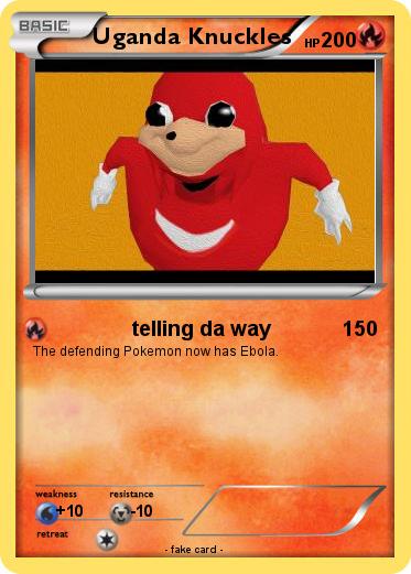Pokemon Uganda Knuckles