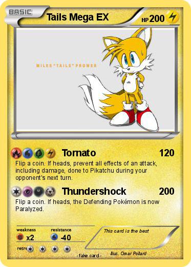 Pokemon Tails Mega EX