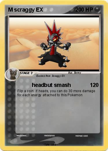 Pokemon M scraggy EX