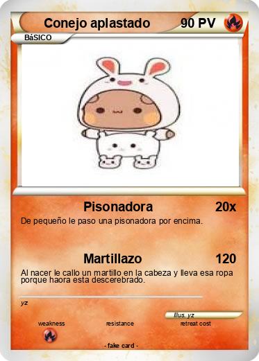 Pokemon Conejo aplastado