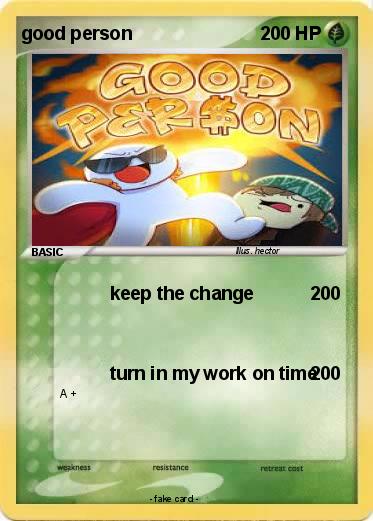 Pokemon good person