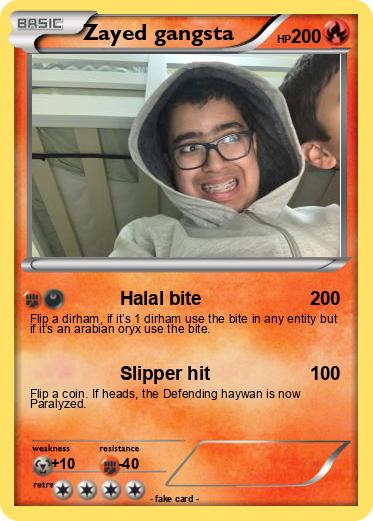 Pokemon Zayed gangsta