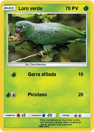 Pokemon Loro verde