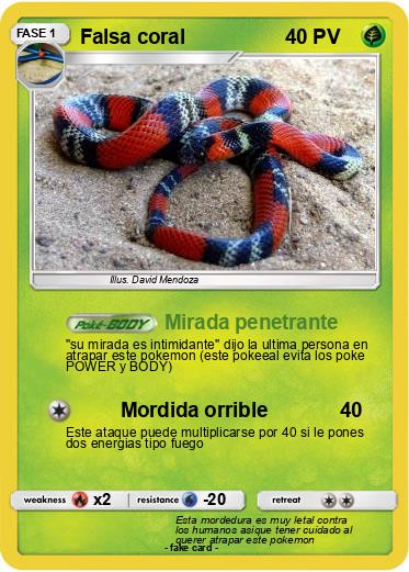 Pokemon Falsa coral