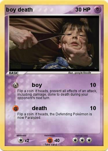 Pokemon boy death