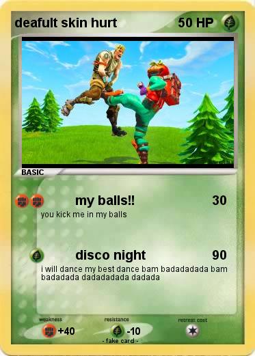 Pokemon deafult skin hurt