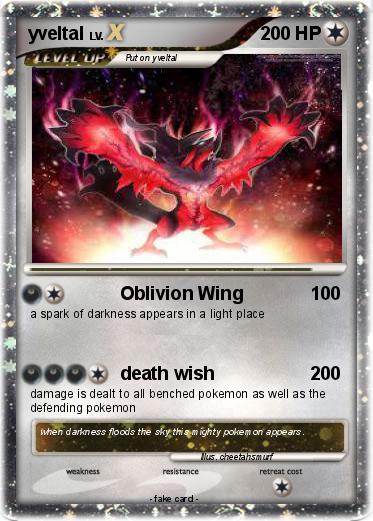 Pokemon yveltal