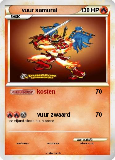 Pokemon vuur samurai