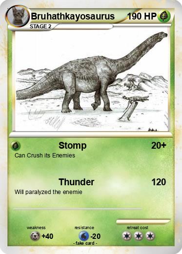 Pokemon Bruhathkayosaurus