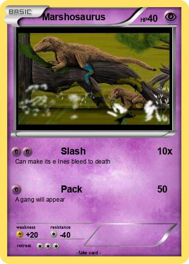 Pokemon Marshosaurus