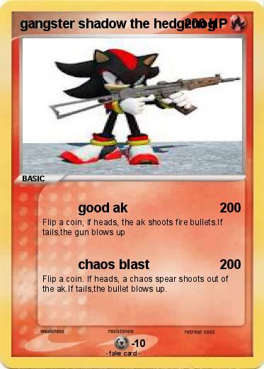 Pokemon gangster shadow the hedgehog