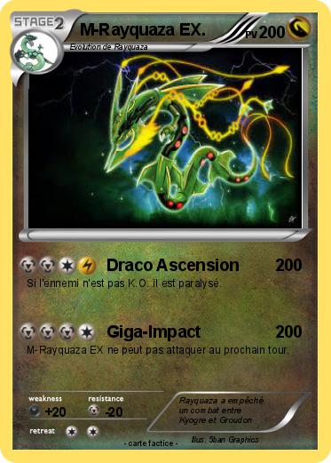 Pokemon M-Rayquaza EX.