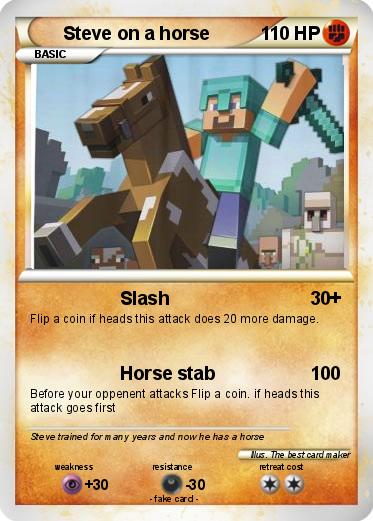 Pokemon Steve on a horse