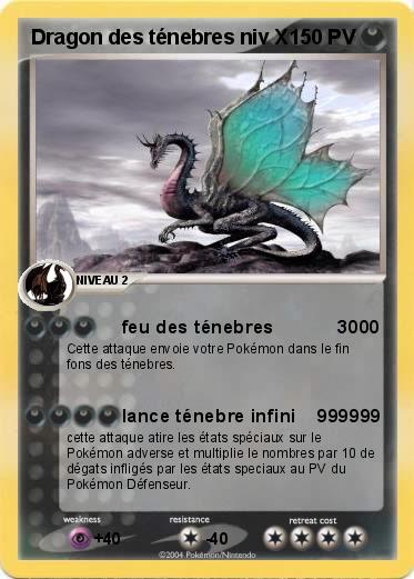 Pokemon Dragon des ténebres niv X