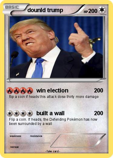 Pokemon dounld trump