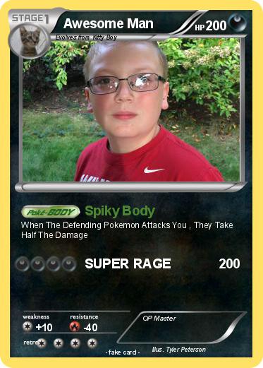 Pokemon Awesome Man