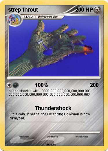 Pokemon strep throut